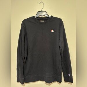 Black Champion Crewneck